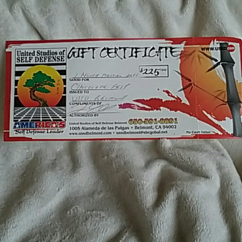 1 month martial arts class in Belmont, CA